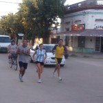 Atletas ingresando a la ciudad de San Javier_1