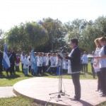 La vice directora Graciela Cardozo en su alocución. La vice directora Graciela Cardozo en su alocución.